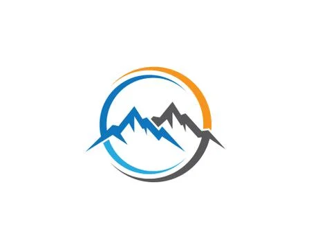Mountain vector icon illustration Stock Illustration