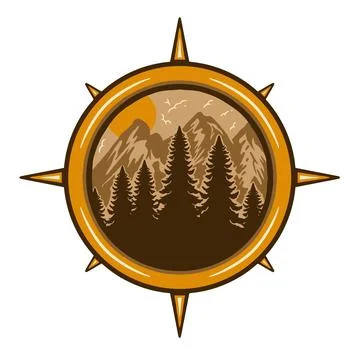 MOUNTAIN VIBES 2 Stock Illustration