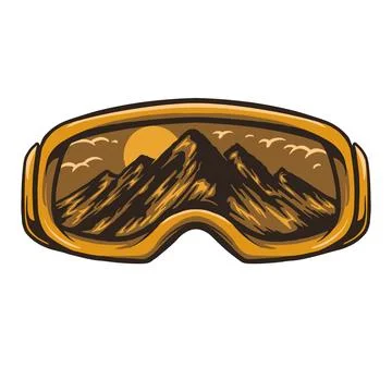 MOUNTAIN VIBES 3 Stock Illustration