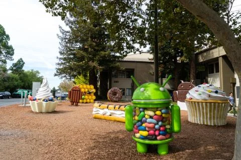 Mountain view, android Stock Photos