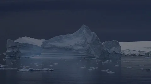 Mountain view in Antarctica Stock Footage 107742796