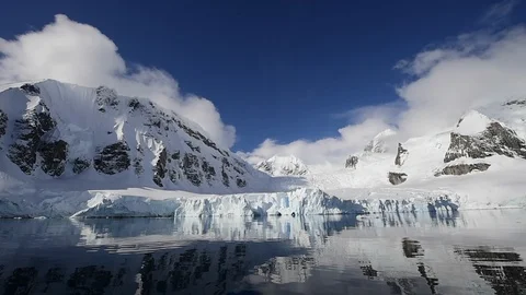 Mountain view in Antarctica Stock Footage 112882133