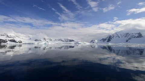 Mountain view in Antarctica Stock Footage 112882505