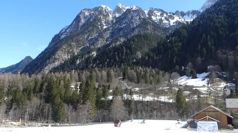 MOUNTAIN VIEW AUSTRIA Stock Footage 121450449