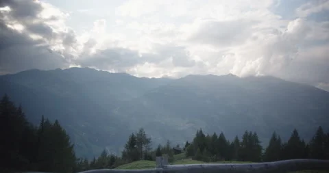 Mountain view in the austrian alps Video stock 230411879