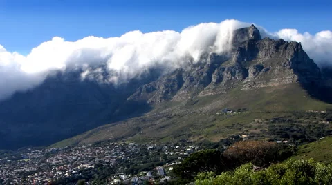Mountain view Cape Town Stock Footage 931458