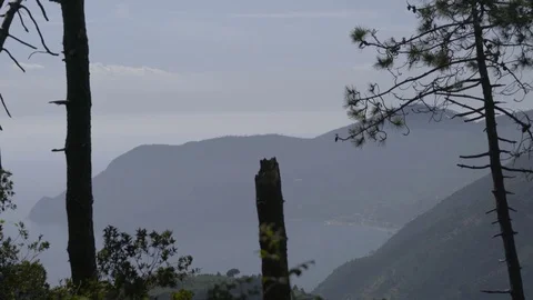 Mountain View on Cinque Terre 4K Stock Footage 76669963