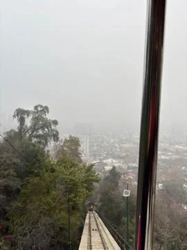 Mountain View on a Cloudy Day Stock Photos