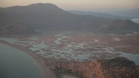 Mountain view Dalyan Stock Footage 48391519