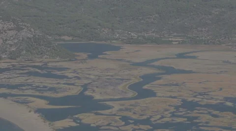 Mountain view Dalyan Stock Footage 48391609