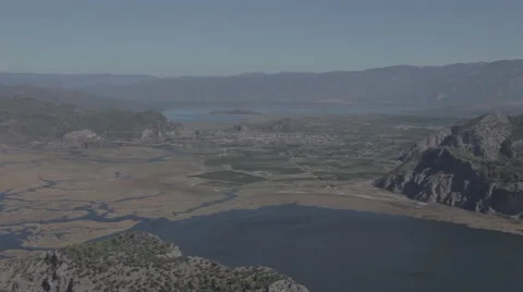 Mountain view Dalyan Stock Footage 48391640