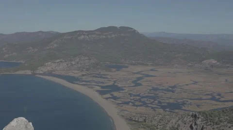 Mountain view Dalyan Stock Footage 48391644