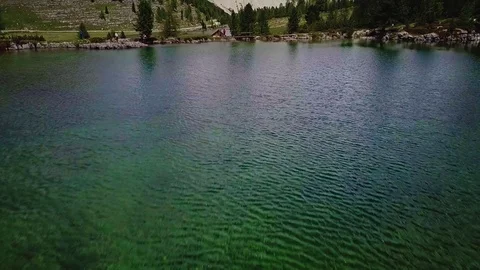 Mountain view from a drone Stock Footage 79760236