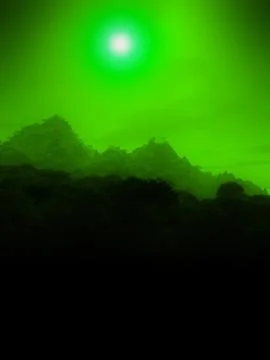Mountain View Stock Illustration