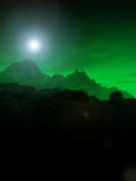 Mountain View Stock Illustration