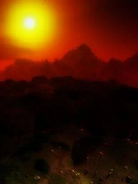 Mountain View Stock Illustration