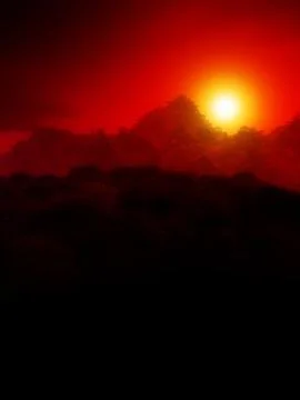 Mountain View Stock Illustration