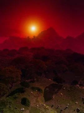 Mountain View Stock Illustration