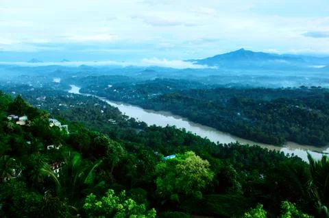 Mountain View of Kandy Stock Photos