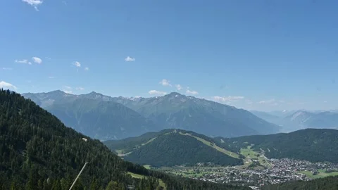 Mountain View of Karwendel Alps in Seefeld. 스톡 동영상 167198384