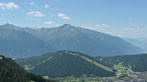 Mountain View of Karwendel Alps in Seefeld. 스톡 동영상 168948914