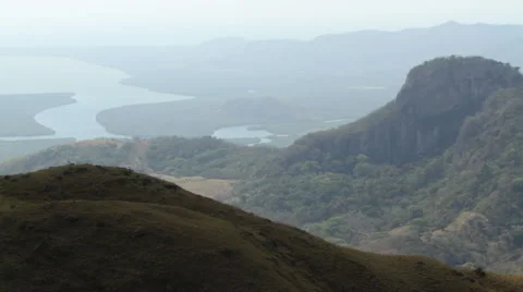 Mountain view of lake Stock Footage 52513707