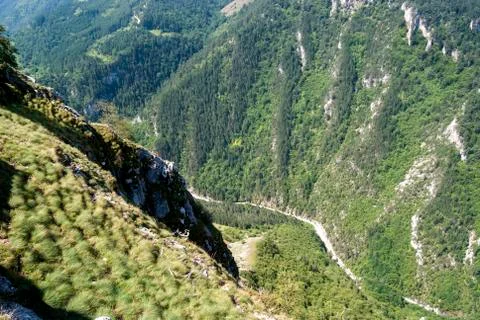 Mountain view landscape Stock Photos