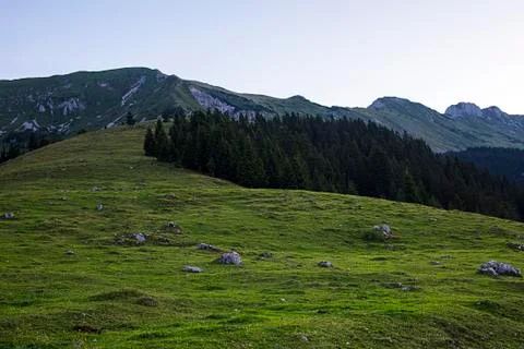 Mountain view lanscape Stock Photos