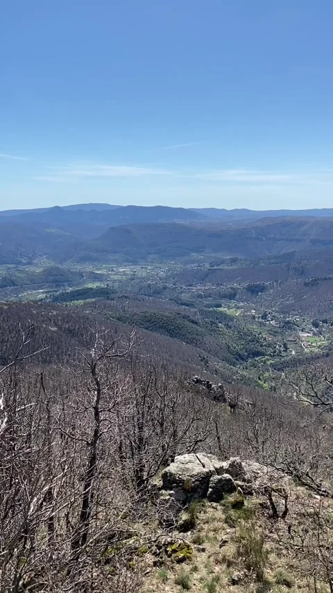 Mountain view in les Cévennes Stock-Footage 340640082