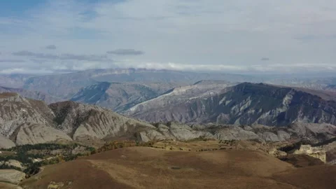 Mountain view from Mayak in Gunib district Dagestan Stock Footage 286056448