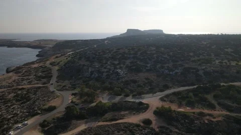 Mountain view of the Mediterranean Sea. Stock Footage 166058787