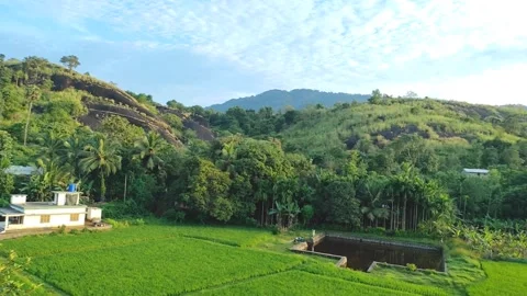 Mountain View Over Ananganmala Eco Tourism Village Palakkad Kerala From The.. Stock Footage 322113455
