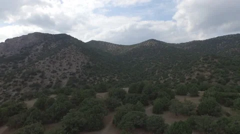 Mountain view with parallax in Crimea Stock Footage 61626372