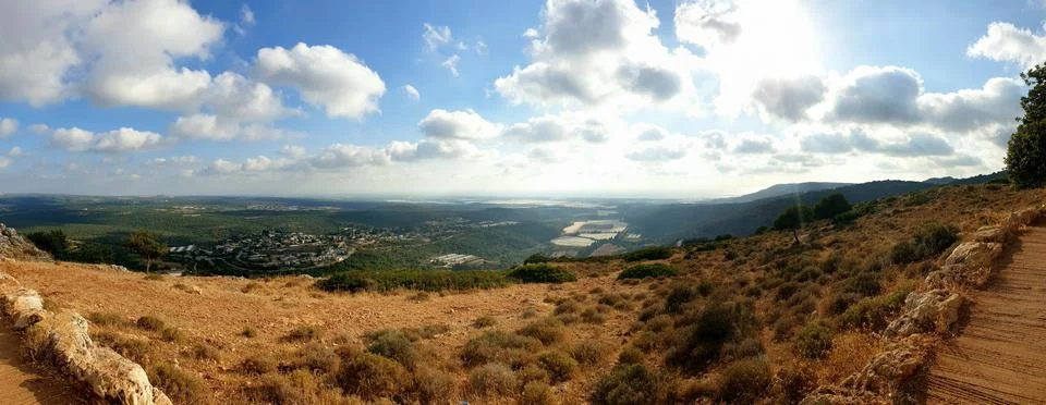 On the Mountain view Stock Photos