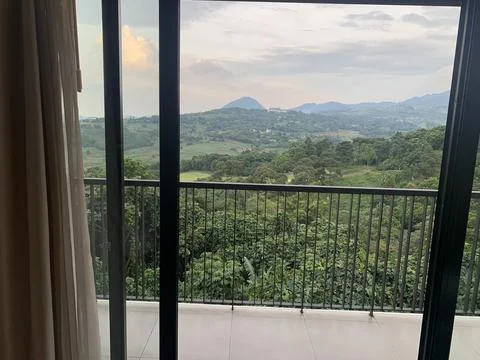 Mountain view Stockfoto's