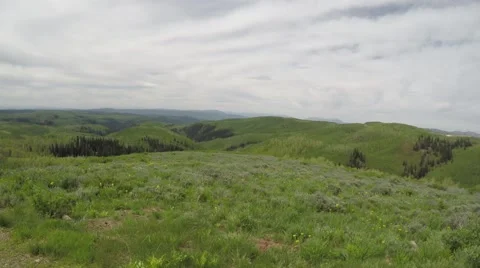 Mountain view of the Rocky Mountains Stock Footage 65083273