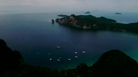 Mountain view of the sea Stock Footage 232728257