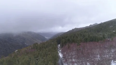 Mountain view in Serra da Estrela Stock Footage 72756853