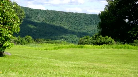 Mountain view slide left Видео 49350753