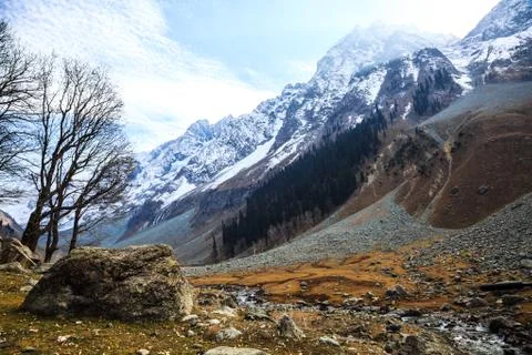 Mountain view of sonamarg Stock-Fotos