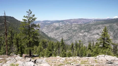 Mountain View at Summer Day Stock Footage 242024673