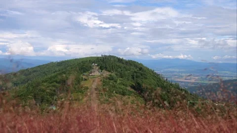 Mountain view in sunny weather Stock Footage 247373339