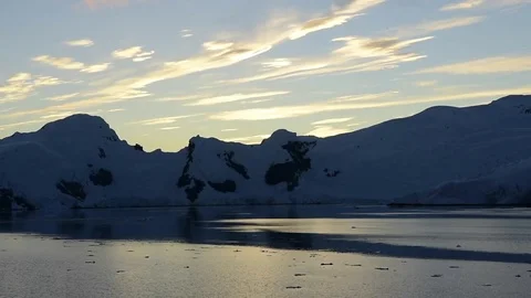 Mountain view in sunrise Stock Footage 75363567