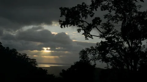 Mountain View Sunset 库存影片 85541234