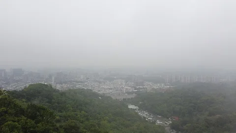 Mountain View of Taipei Video stock 106708355