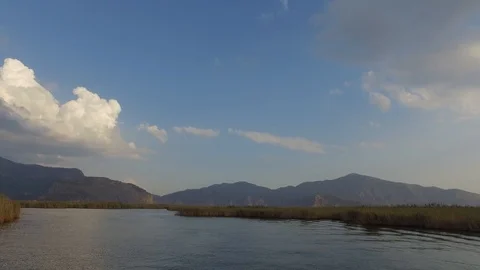 Mountain View Taken With Dolly Camera Move Stock Footage 125874919