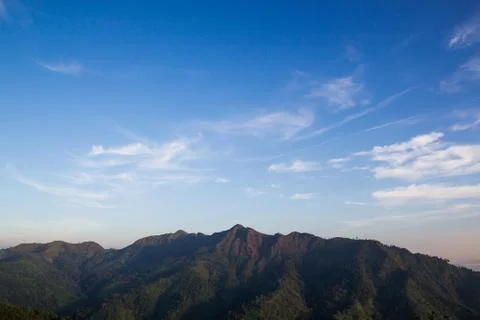 Mountain view at Thong Pha Phum National Park Stock Photos