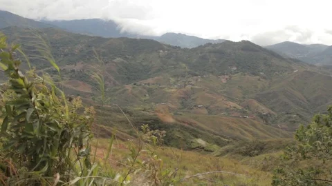 Mountain view of the westside of Cali, Colombia Stock-Footage 88482268