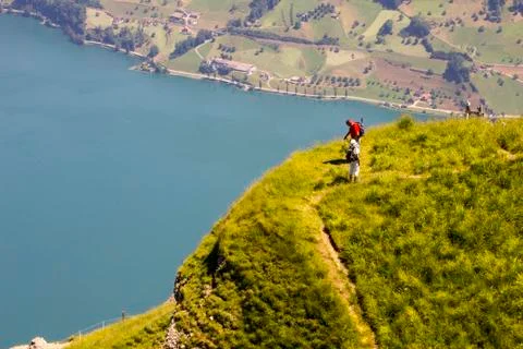 Mountain viewpoint Stock Photos