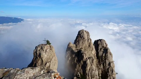 Mountain views in the Crimea Stock Footage 84740772